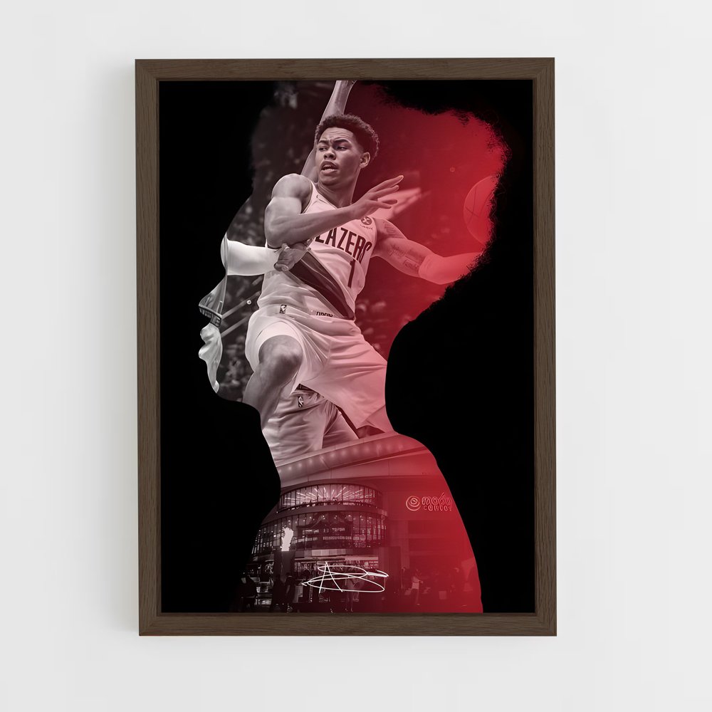 Poster Slam Dunk Simons – affiche Basketball (vue 5)